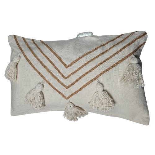 Capa Baguete pompom Caramelo 30x50 - Imagem 2