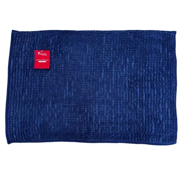 Tapete microfibra G azul