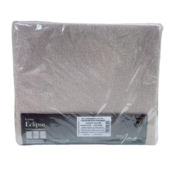 Cortina Blackout Bege 3,60 x 2,60 - Imagem 2
