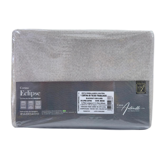 Cortina Blackout Bege 2,70x1,70 - Imagem 2
